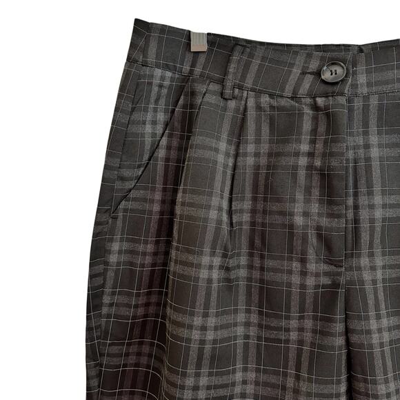 NWT Disturbia Lilin Tapered Trousers Pant US 12 Plaid Goth Punk - Picture 3 of 7